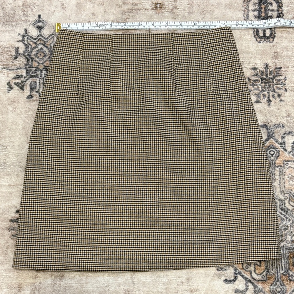 Oak + Fort plaid skirt
